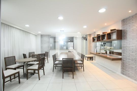 Área comum - Salão de festas de apartamento para alugar com 2 quartos, 54m² em Jardim Monte Kemel, São Paulo