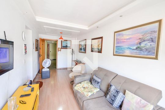 Sala de apartamento à venda com 2 quartos, 68m² em Grajaú, Rio de Janeiro