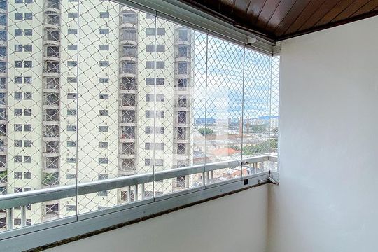 Varanda da Sala de apartamento para alugar com 3 quartos, 115m² em Belenzinho, São Paulo