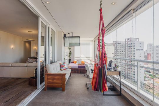 Varanda de apartamento à venda com 3 quartos, 171m² em Paraíso, São Paulo