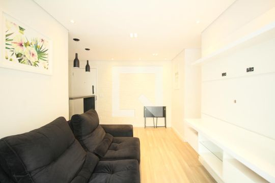 Sala de apartamento para alugar com 2 quartos, 57m² em Parque Reboucas, São Paulo