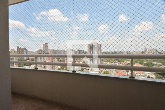 Varanda - Sala de apartamento para alugar com 3 quartos, 89m² em Vila Assunção, Santo André
