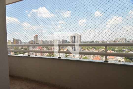 Varanda - Sala de apartamento para alugar com 3 quartos, 89m² em Vila Assunção, Santo André