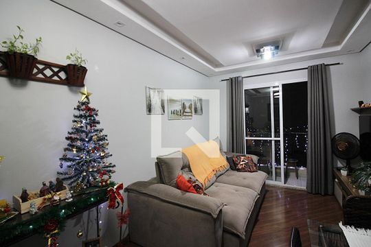 Sala  de apartamento à venda com 3 quartos, 65m² em Nova Petrópolis, São Bernardo do Campo
