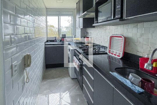 Cozinha de apartamento para alugar com 2 quartos, 41m² em Jardim Boa Vista (zona Oeste), São Paulo