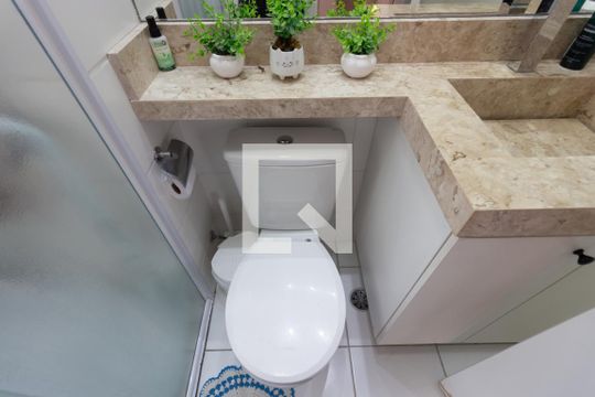 Banheiro de apartamento à venda com 2 quartos, 42m² em Jardim Nossa Senhora do Carmo, São Paulo