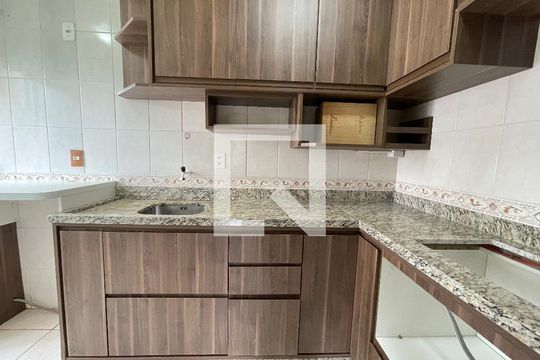 Cozinha de apartamento à venda com 2 quartos, 49m² em São Miguel, São Leopoldo