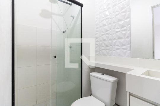 Banheiro de apartamento para alugar com 1 quarto, 36m² em Sacomã, São Paulo