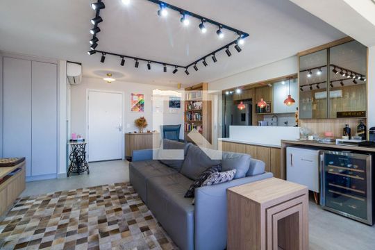 Sala de apartamento à venda com 2 quartos, 100m² em Morumbi, São Paulo