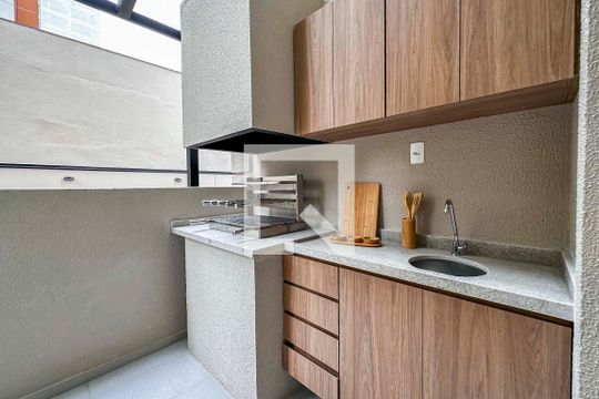 Área comum - Churrasqueira de apartamento à venda com 2 quartos, 53m² em Centro, Santo André