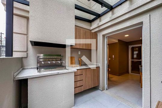Área comum - Churrasqueira de apartamento à venda com 2 quartos, 53m² em Centro, Santo André