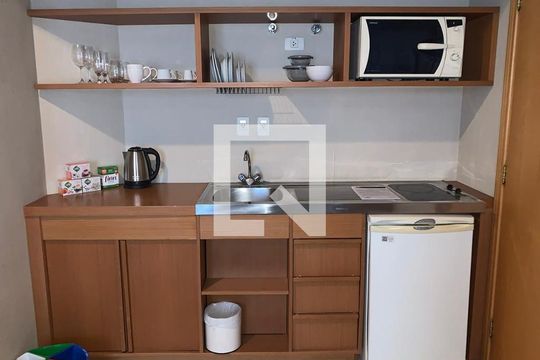 Cozinha de apartamento à venda com 1 quarto, 49m² em Santana, São Paulo