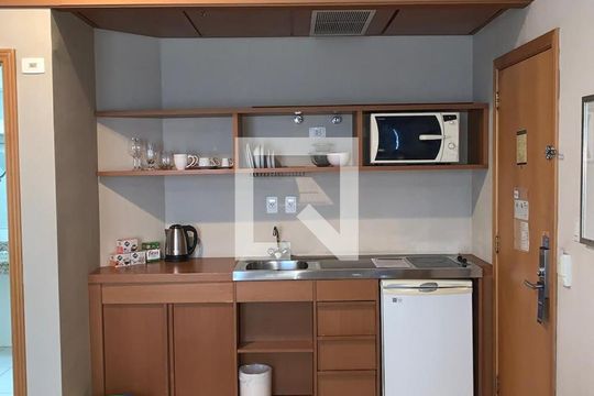 Cozinha de apartamento à venda com 1 quarto, 49m² em Santana, São Paulo