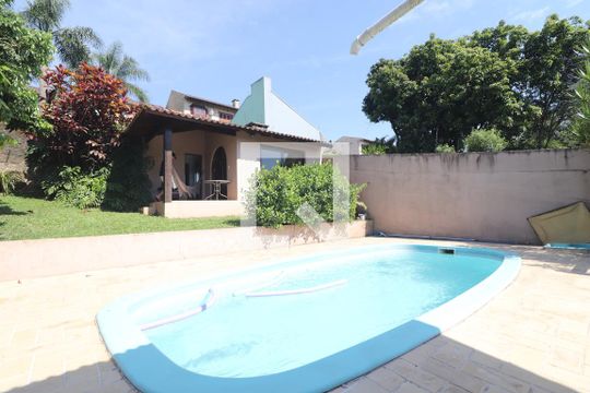 Área comum - Piscina de casa à venda com 5 quartos, 290m² em Primavera, Novo Hamburgo