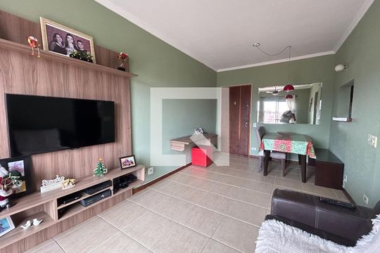Sala de apartamento à venda com 2 quartos, 65m² em Vila Campo Grande, São Paulo