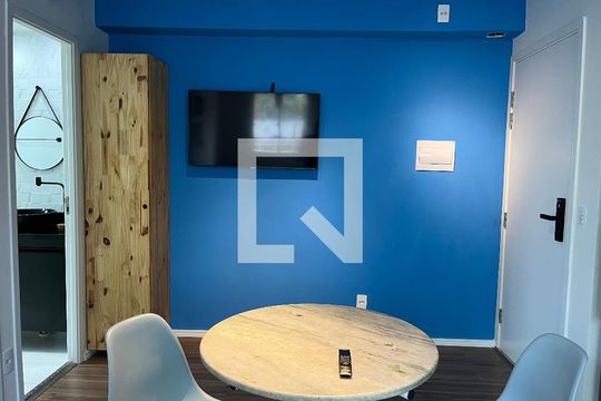 Sala de apartamento à venda com 1 quarto, 32m² em Lapa, São Paulo