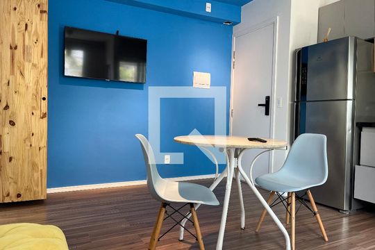 Sala de apartamento à venda com 1 quarto, 32m² em Lapa, São Paulo