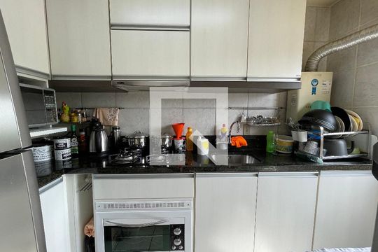 Cozinha de apartamento à venda com 2 quartos, 60m² em São Miguel, São Leopoldo