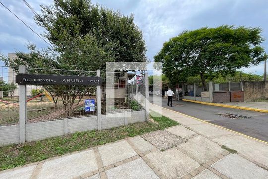 Plaquinha fachada de apartamento à venda com 2 quartos, 60m² em São Miguel, São Leopoldo