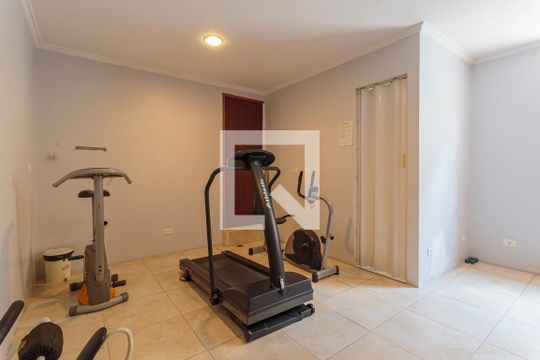 Área comum - Academia de apartamento para alugar com 1 quarto, 42m² em Moema, São Paulo