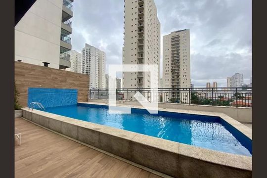 Área comum - Piscina de kitnet/studio para alugar com 1 quarto, 21m² em Belenzinho, São Paulo