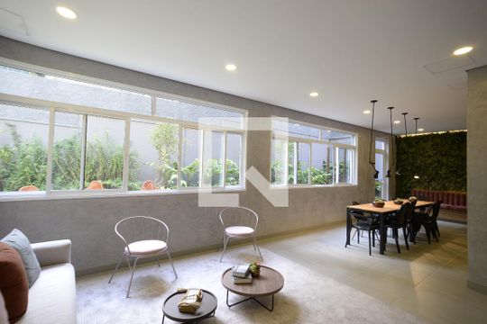 Área comum de kitnet/studio para alugar com 1 quarto, 27m² em Vila Mariana, São Paulo