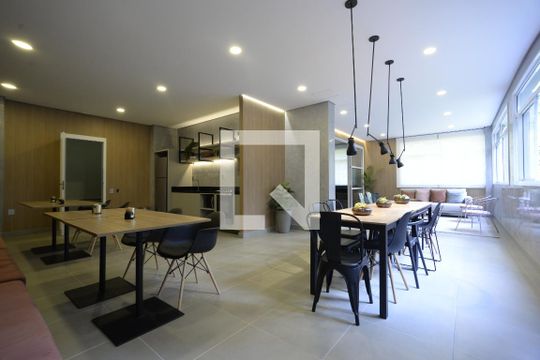 Área comum de kitnet/studio para alugar com 1 quarto, 27m² em Vila Mariana, São Paulo