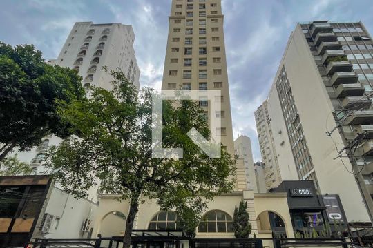 Fachada de kitnet/studio para alugar com 1 quarto, 29m² em Jardim Paulista, São Paulo