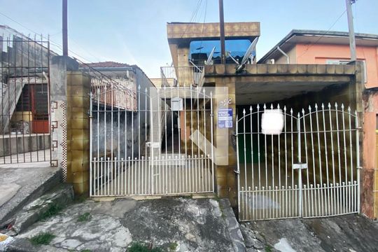 Fachada com plaquinha de casa à venda com 2 quartos, 258m² em Vila Medeiros, São Paulo