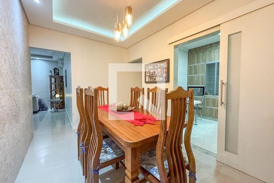 Sala de jantar de casa à venda com 3 quartos, 146m² em Parque Via Norte, Campinas
