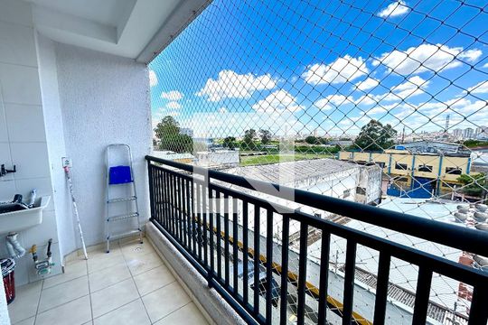 Varanda da Sala de apartamento à venda com 2 quartos, 47m² em Jardim Vila Galvão, Guarulhos
