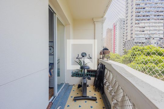 Varanda de apartamento à venda com 3 quartos, 140m² em Jardim Paulista, São Paulo