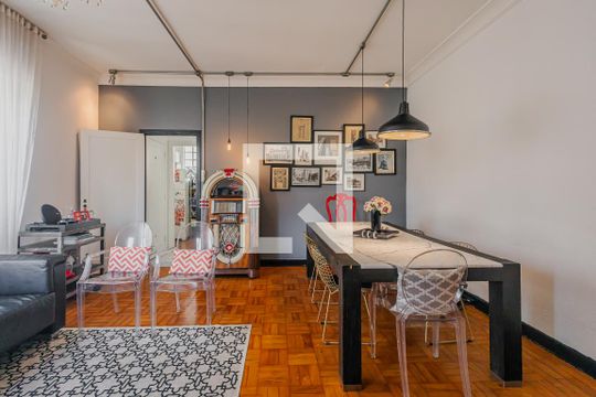 Sala de apartamento à venda com 3 quartos, 140m² em Jardim Paulista, São Paulo
