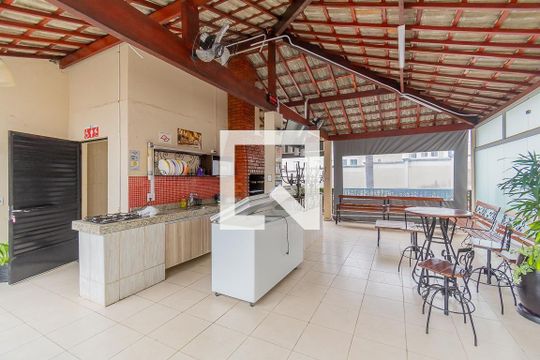 Área comum - Churrasqueira de apartamento para alugar com 2 quartos, 44m² em Loteamento Parque São Martinho, Campinas