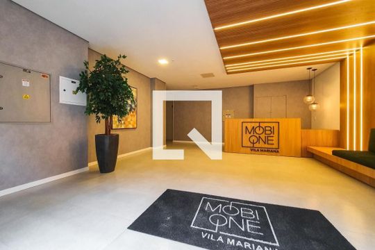 Hall de Entrada de apartamento para alugar com 1 quarto, 50m² em Vila Mariana, São Paulo