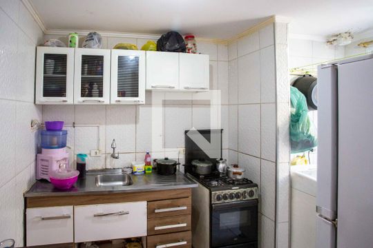 Cozinha de apartamento à venda com 2 quartos, 46m² em Campanário, Diadema