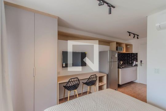 Sala/Quarto de kitnet/studio para alugar com 1 quarto, 23m² em Vila Mariana, São Paulo