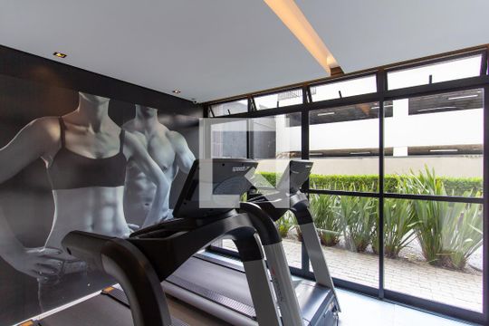 Área comum - Academia de apartamento para alugar com 1 quarto, 29m² em Bom Retiro, São Paulo
