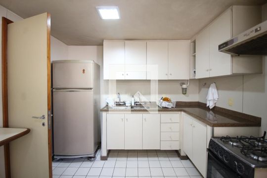 Cozinha de apartamento para alugar com 3 quartos, 122m² em Copacabana, Rio de Janeiro