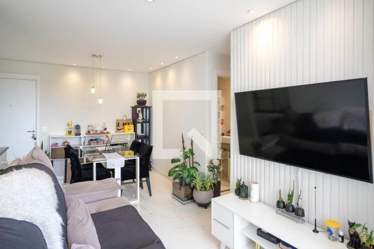 Sala de apartamento à venda com 2 quartos, 52m² em Rudge Ramos, São Bernardo do Campo