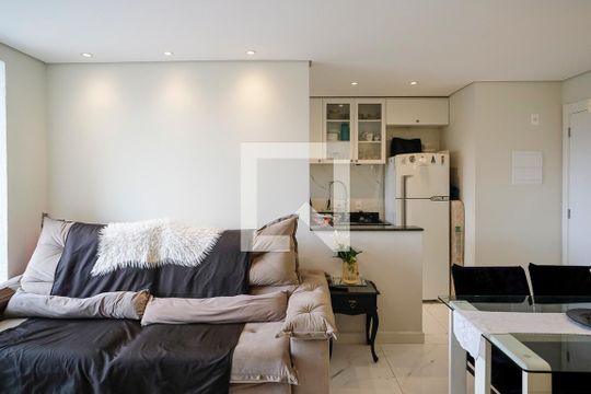 Sala de apartamento à venda com 2 quartos, 52m² em Rudge Ramos, São Bernardo do Campo