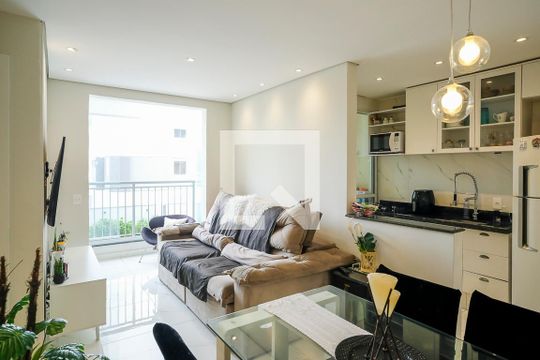 Sala de apartamento à venda com 2 quartos, 52m² em Rudge Ramos, São Bernardo do Campo