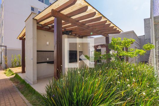 Área comum - Churrasqueira de apartamento à venda com 2 quartos, 45m² em Estância Velha, Canoas