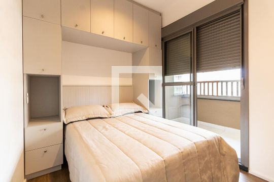 Quarto de apartamento para alugar com 1 quarto, 33m² em Vila Gumercindo, São Paulo