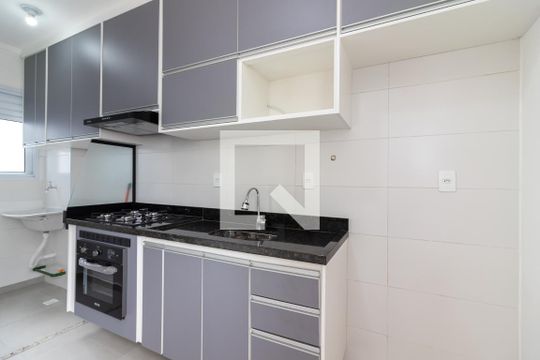 Cozinha de apartamento para alugar com 2 quartos, 45m² em Vila Dom Pedro Ii, São Paulo