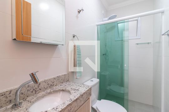 Banheiro de apartamento para alugar com 2 quartos, 45m² em Vila Dom Pedro Ii, São Paulo