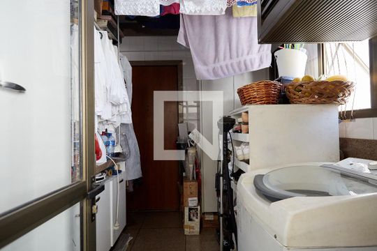 Área de Serviço de apartamento à venda com 4 quartos, 165m² em Funcionários, Belo Horizonte