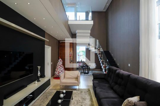 Sala de casa de condomínio à venda com 3 quartos, 420m² em Cerâmica, São Caetano do Sul