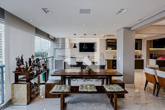 Varanda da Sala de apartamento para alugar com 3 quartos, 170m² em Ipiranga, São Paulo
