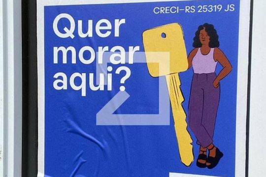 Placa de apartamento à venda com 2 quartos, 40m² em Rondônia, Novo Hamburgo